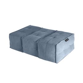 Mod3 Ottoman Trio - Blue Jazz (Шенилл), Цвет: Blue Jazz, Категория ткани: Шенилл, изображение 3