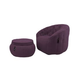 Butterfly Chaise - Aubergine Dream (Велюр), Цвет: Aubergine Dream, Категория ткани: Велюр, изображение 4