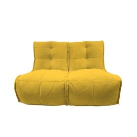 Twin Couch - Yellow Shine (Велюр), Цвет: Yellow Shine, Категория ткани: Велюр, изображение 10