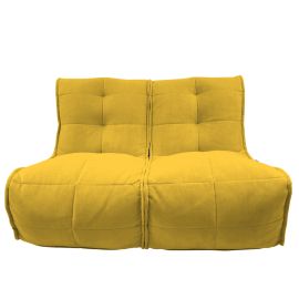 Twin Couch - Yellow Shine (Велюр), Цвет: Yellow Shine, Категория ткани: Велюр, изображение 11