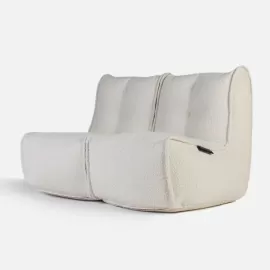 Twin Couch - Infinity White (Букле), Цвет: Infinity White, Категория ткани: Букле, изображение 7