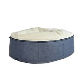 Лежак для кошек Pet Lounge Medium - Blue Dream Sheep, Цвет лежака: Blue Dream Sheep, Размер лежака: Medium 90см, изображение 6