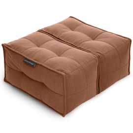 Двойная оттоманка пуф Twin Ottoman™ - Terra Cocta (Шенилл)