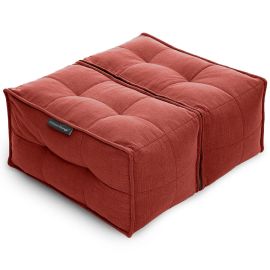 Двойная оттоманка пуф Twin Ottoman™ - Wildberry Deluxe (Шенилл)