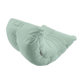 Купить  бескаркасное кресло кокон Acoustic Sofa - Pepper Mint (мятный велюр)