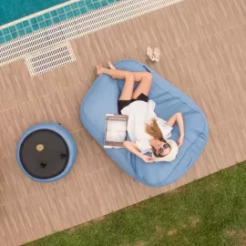 Купить большой шезлонг Satellite Twin Sofa™ - Oceana (синий Оксфорд)