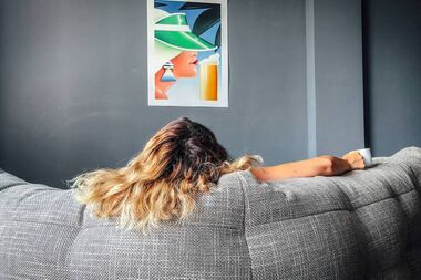 Большой модульный диван