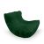 Бескаркасное кресло Acoustic Sofa в жаккарде Forest Green – фронтальный вид