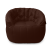 Коричневое бескаркасное кресло Butterfly Sofa в экокоже Hot Chocolate от Ambient Lounge. Элегантный дизайн кокона.