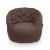 Купить бескаркасное лаунж кресло Butterfly Sofa Hot Chocolate (шоколадное)​​ жаккард