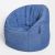 Дизайнерское бескаркасное кресло Butterfly Sofa™ - Blue Jazz (синее) Дизайнерское бескаркасное кресло Butterfly Sofa™ - Blue Jazz (синее)