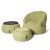 Дизайнерское бескаркасное кресло Butterfly Sofa™ - Lime Citrus (зеленое) Дизайнерское бескаркасное кресло Butterfly Sofa™ - Lime Citrus (зеленое)