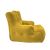 Большое мягкое кресло Tranquility Armchair™ - Yellow Shine (желтое), Цвет: Yellow Shine, Категория ткани: Велюр, изображение 3