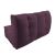 Бескаркасный двухместный диван Twin Couch™ - Aubergine Dream (баклажан велюр), Цвет: Aubergine Dream, Категория ткани: Велюр, изображение 6
