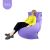 Бескаркасное кресло-мешок SNUGG™ - Lavender Queen (лавандовый), Цвет: Lavender Queen, Категория ткани: Спандекс, изображение 2