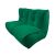 Бескаркасный двухместный диван Twin Couch™ - Forest Green(зеленый), Цвет: Forest Green, Категория ткани: Велюр, изображение 9