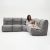 Модульный четырехместный диван Mod4 L Sofa™ - Keystone Grey (светло-серый), Цвет: Luscious Grey, Категория ткани: Шенилл, изображение 2