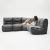 Модульный четырехместный диван Mod4 L Sofa™ - Keystone Grey (светло-серый), Цвет: Black Sapphire, Категория ткани: Шенилл, изображение 3