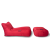 Комплект бескаркасной мебели для улицы Studio Chaise - Toro Red (красный), Цвет: Toro Red, Категория ткани: Оксфорд, изображение 2