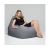Широкое темно-серое кресло из замши Tivoli Lounger™ - Luscious Grey (темно-серая Замша), Цвет: Luscious Grey, Категория ткани: Замша, изображение 3