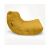 Бескаркасное анатомическое кресло Acoustic Sofa™ - Yellow Shine (рогожка), Цвет: Yellow Shine, Категория ткани: Рогожка, изображение 4