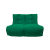 Бескаркасный двухместный диван Twin Couch™ - Forest Green(зеленый), Цвет: Forest Green, Категория ткани: Велюр, изображение 8