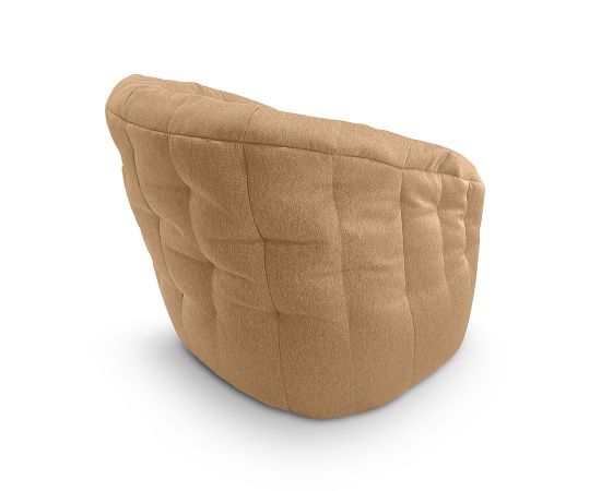 Купить лаунж бескаркасное кресло Butterfly Sofa - Eco Weave (бежевое) в жаккарде