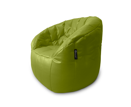 Лаймовое кресло Butterfly Sofa в современной игровой зоне. Пример использования в ярком интерьере.