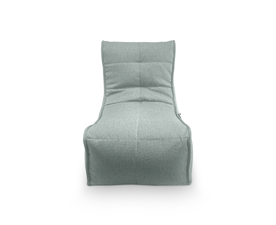 Кресло-мешок Ambient Lounge с высокой спинкой в интерьере спальни (цвет Pepper Mint)