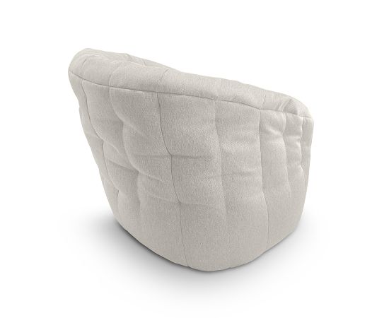 Купить бескаркасное лаунж кресло - Tundra Spring (светлое) жаккард