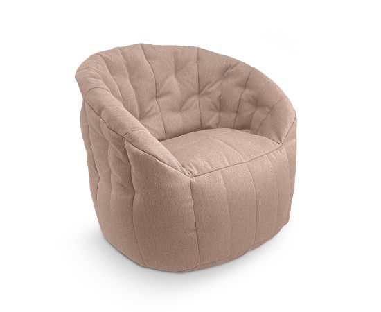 Купить бескаркасное лаунж кресло 

Butterfly Sofa - в пудровом цвете Purple Rain (Жаккард)