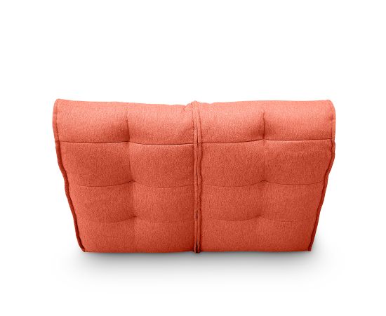 Крупный план жаккардовой ткани с терракотовым оттенком