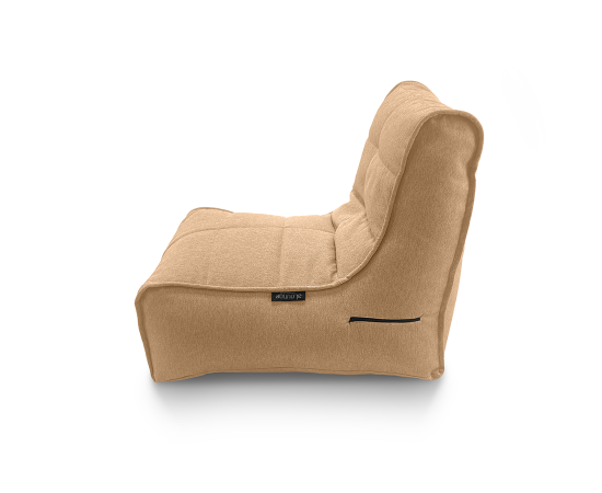 Эко-комплект: кресло Evolution Sofa с пуфиком и подушкой в жаккарде Eco Weave