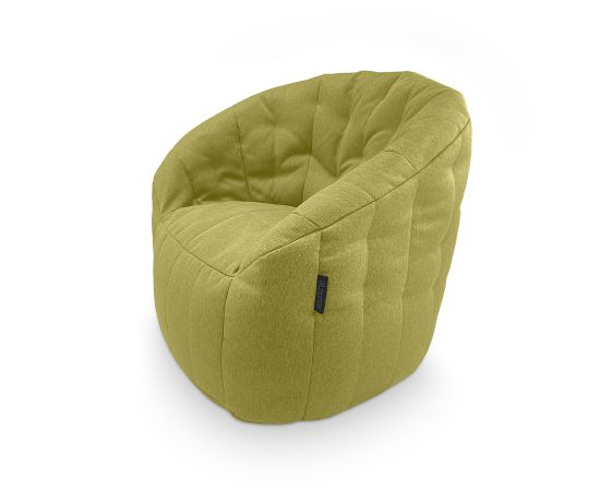 Купить бескаркасное ​лаунж кресло Butterfly Sofa - Lime Citrus (зеленое)​ в жаккарде