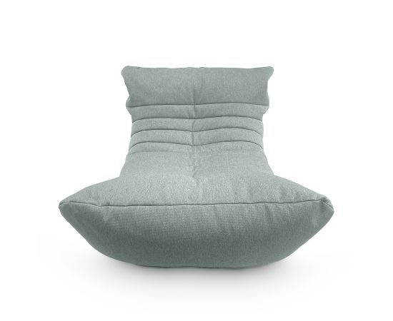 Система FunnelWeb в бескаркасном кресле Acoustic Sofa, жаккард серо-зеленый Система FunnelWeb в бескаркасном кресле Acoustic Sofa, жаккард серо-зеленый