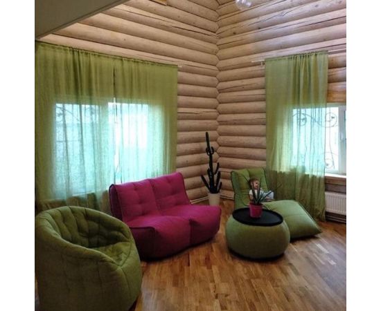 Зеленый комплект бескаркасной мебели