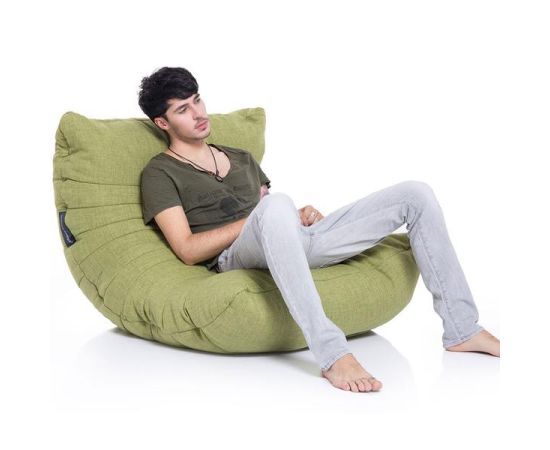 Бескаркасное анатомическое кресло Acoustic Sofa™ - Lime Citrus (светло-зеленый), Цвет: Lime Citrus, Категория ткани: Sofa Weave