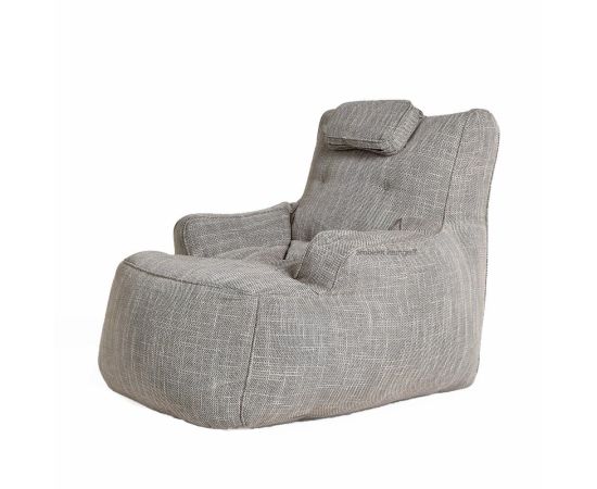 Дизайнерское бескаркасное кресло Butterfly Sofa Eco Weave (бежевое)