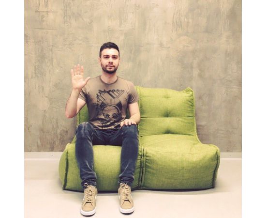 новое радио и Модульный диван Twin Couch™ - Lime Citrus (зеленый)