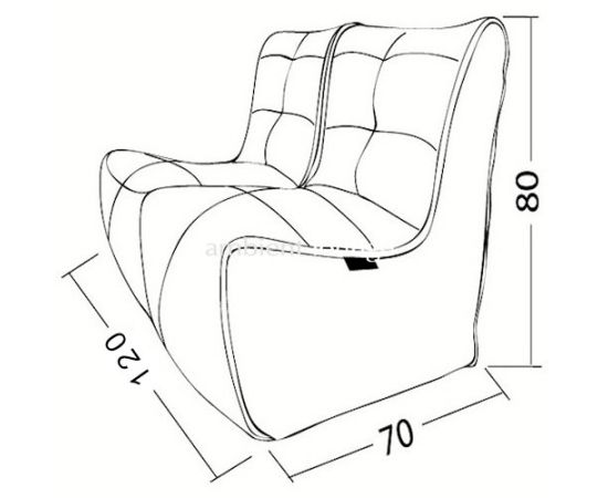 Бескаркасный двухместный диван Twin Couch™ - Wildberry Deluxe (красный шенилл), Цвет: Wildberry Deluxe, Категория ткани: Жаккард