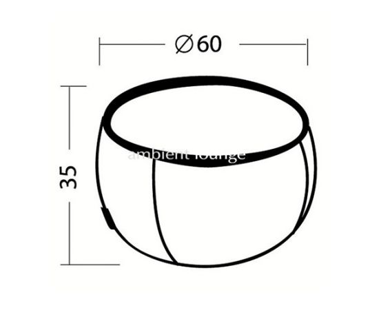 Бескаркасный стол-пуф Versa Table™ - Eco Weave (бежевый), Цвет: Eco Weave, Категория ткани: Велюр, изображение 3