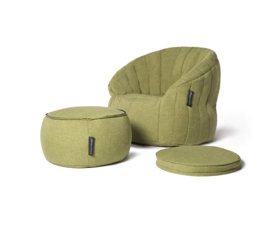 Зеленый пуфик Wing Ottoman™ - Lime Citrus (зеленый)