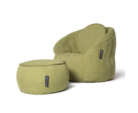 Зеленый пуфик Wing Ottoman™ - Lime Citrus (зеленый)