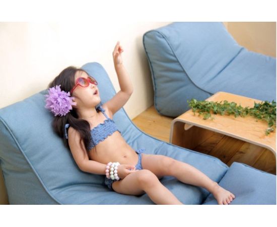 Мягкое кресло Studio Lounger™ - Blue Sky Eclipse (серо-синий)