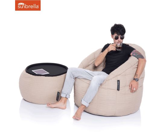 Стол-пуф Versa Table™ - Mudhoney Dune (кремовый)