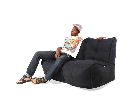 Кресло диван Twin Couch™ - Black Sapphire (черный) Кресло диван Twin Couch™ - Black Sapphire (черный)