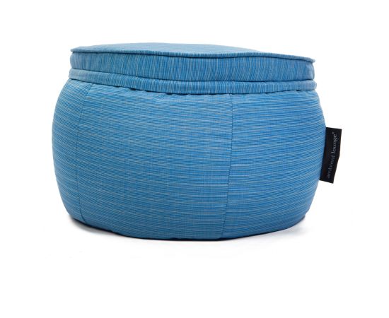 Синий пуфик для улицы Wing Ottoman™ - Oceana (синий)