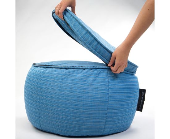 Синий пуфик для улицы Wing Ottoman™ - Oceana (синий)