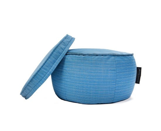 Синий пуфик для улицы Wing Ottoman™ - Oceana (синий)