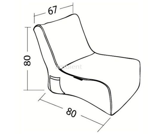 Бескаркасное кресло Evolution Sofa™ - Lime Citrus (светло-зеленый жаккард), Цвет: Lime Citrus, Категория ткани: Жаккард